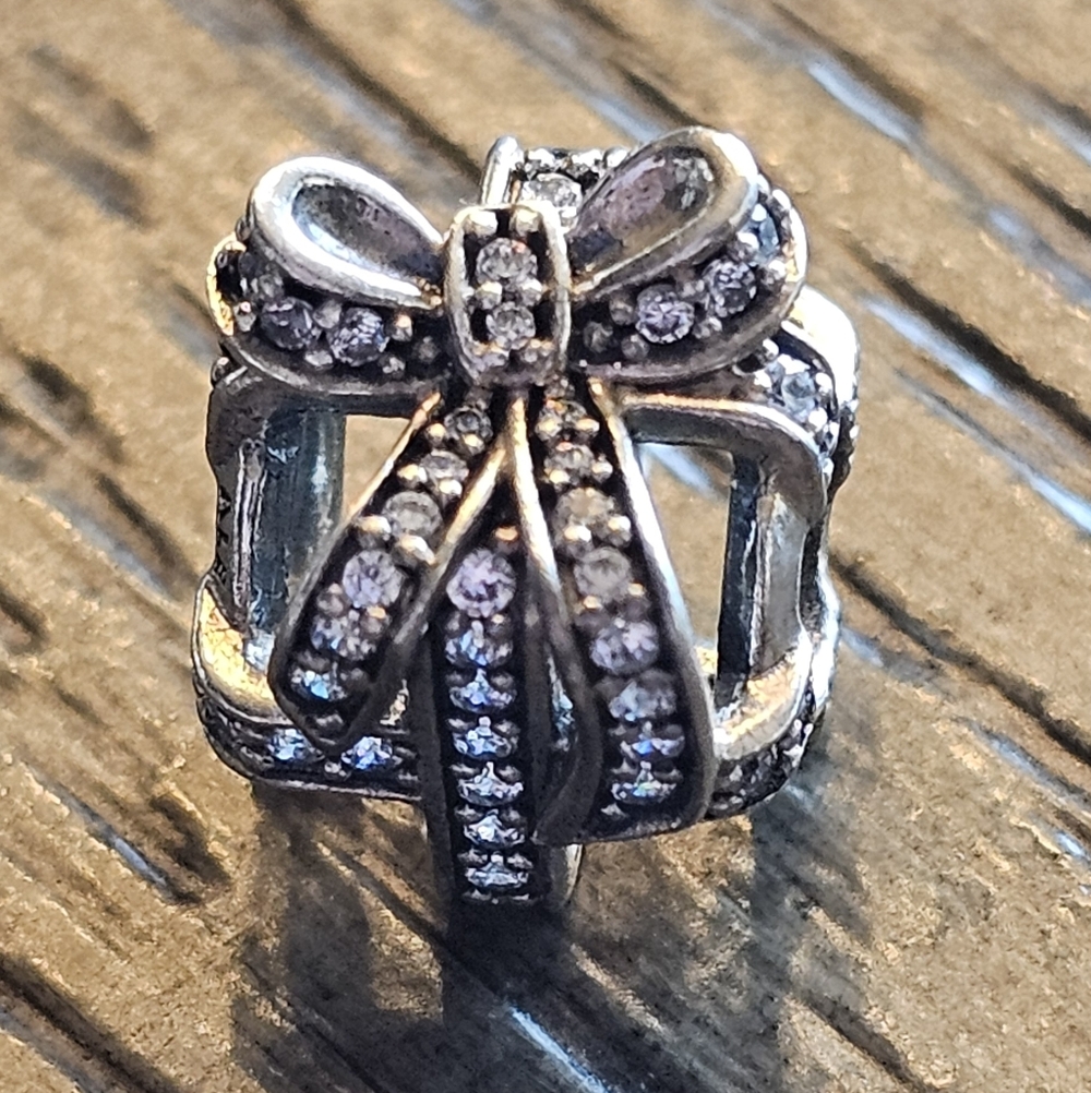 Pandora Silver Bow Charm